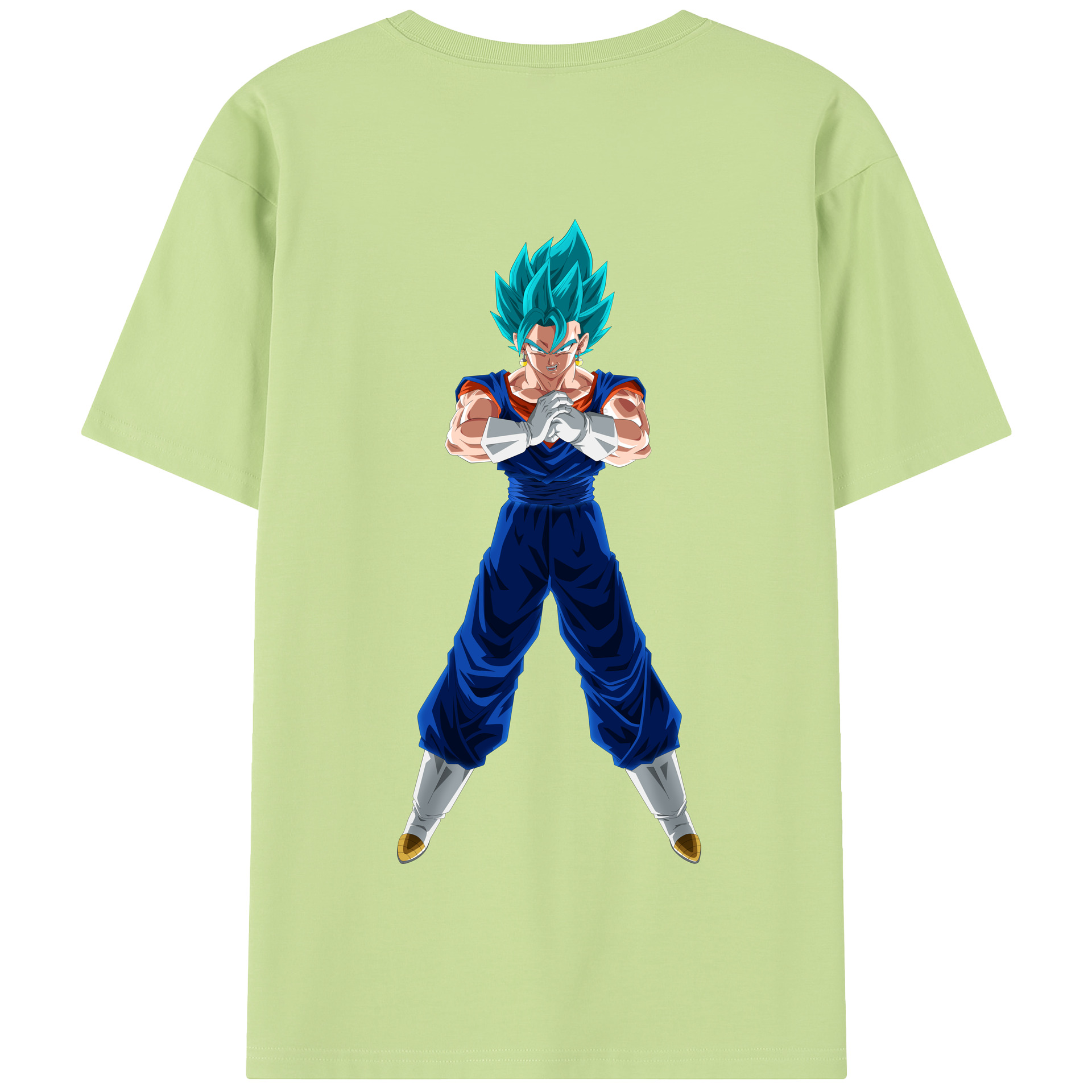 （画像用） ドラゴンボール ベジット DRAGON BALL Vegetto 綿100％半袖Tシャツ（背面プリント）